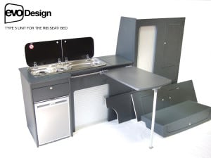 carbon camper van interior furniture
