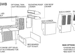 VW flat pack drawing