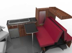 EVO 1.0 VW SWB VAN (straight worktop)
