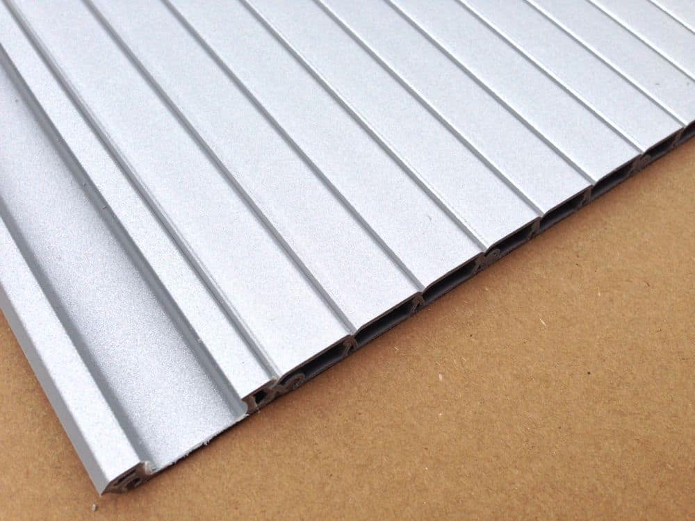 Alternative view of 5 x Tambour door cut slat length 650mm x 450mm  (Door Only) BULK