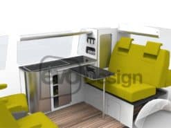 Alternative view of Twin Shelf Feature Recess For Tall Unit.