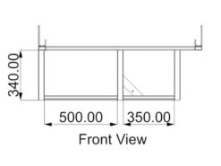 Alternative view of RIB Seat Drawers B