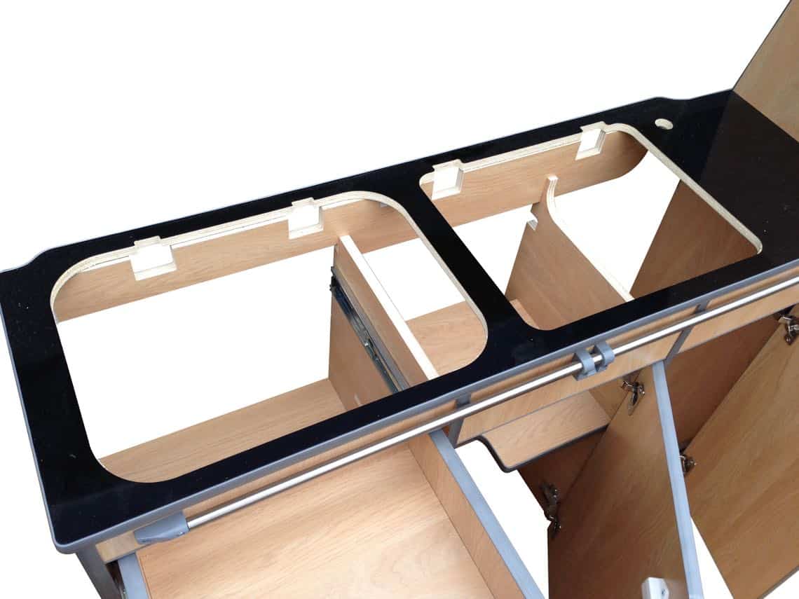 Flat pack units for Reimo 1200 Variotech 3000 SWB VW T5 T6 - Image 3