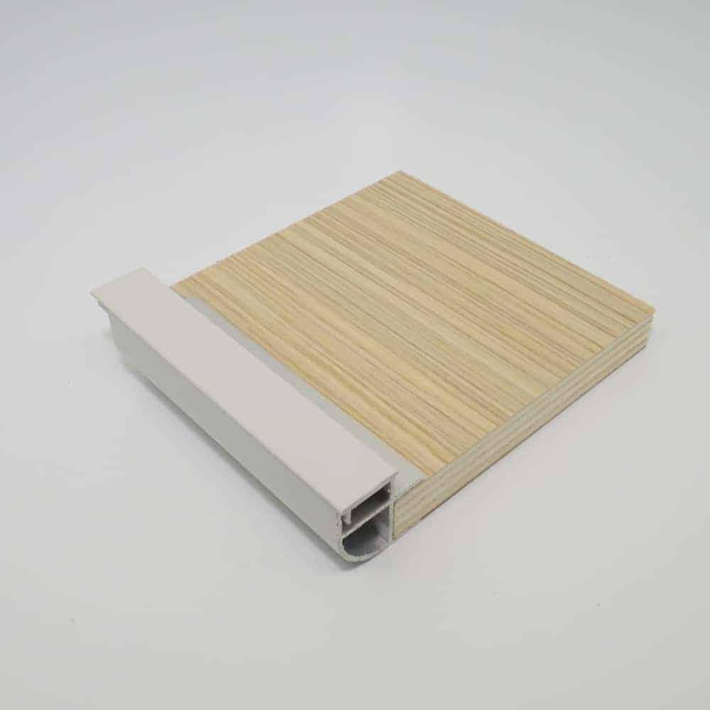 WIDER 21mm Capping to cover LED SLOT BACK - light grey PVC - Image 3