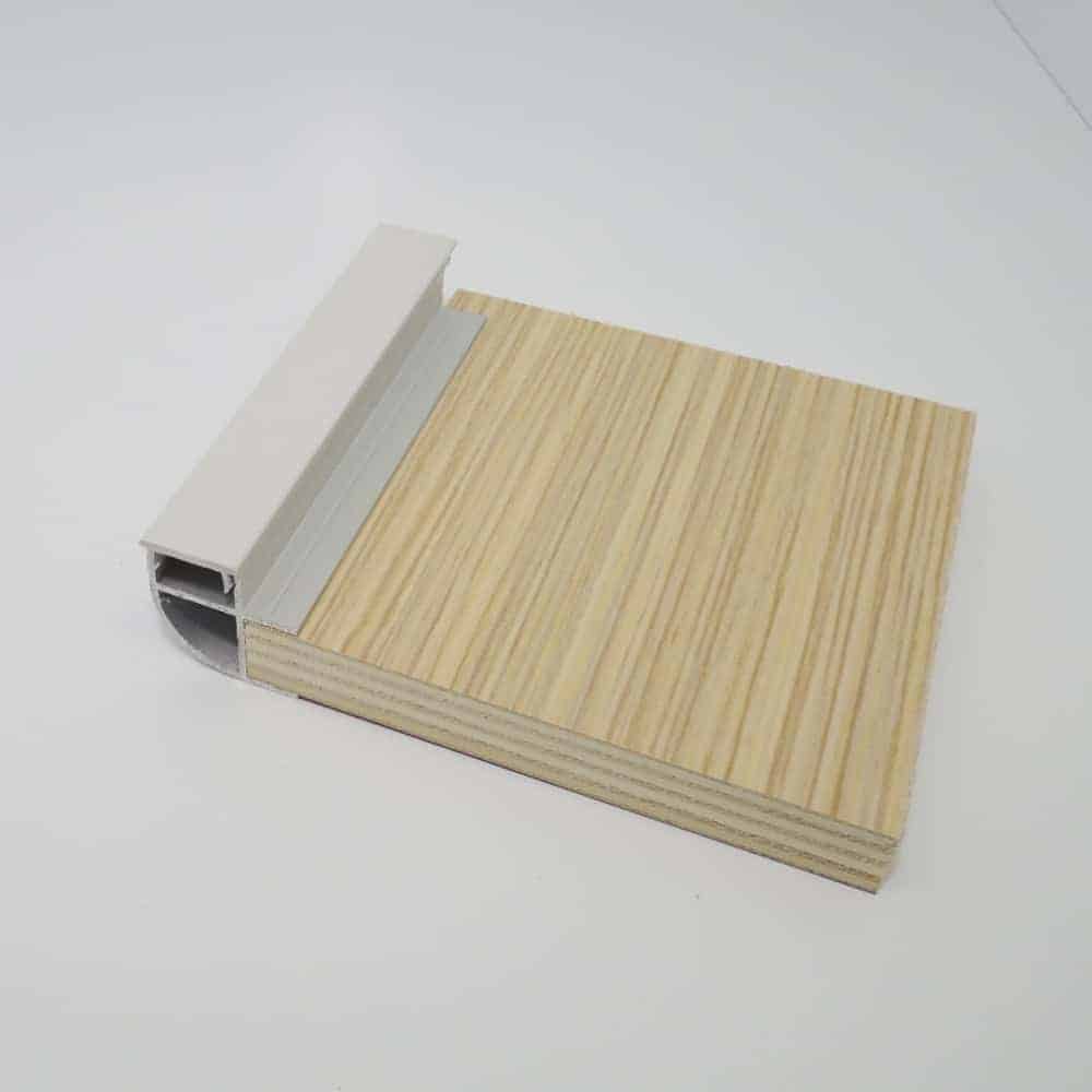 WIDER 21mm Capping to cover LED SLOT BACK - light grey PVC - Image 4