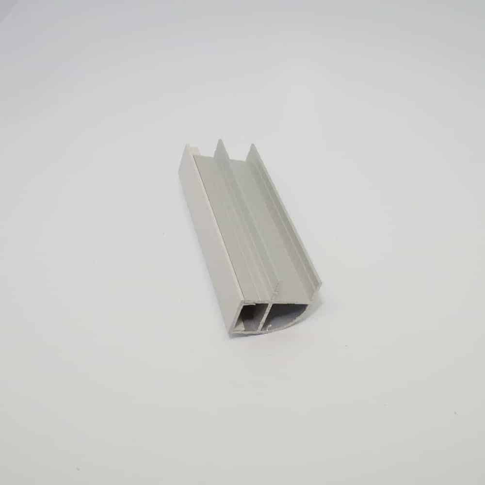WIDER 21mm Capping to cover LED SLOT BACK - light grey PVC - Image 5