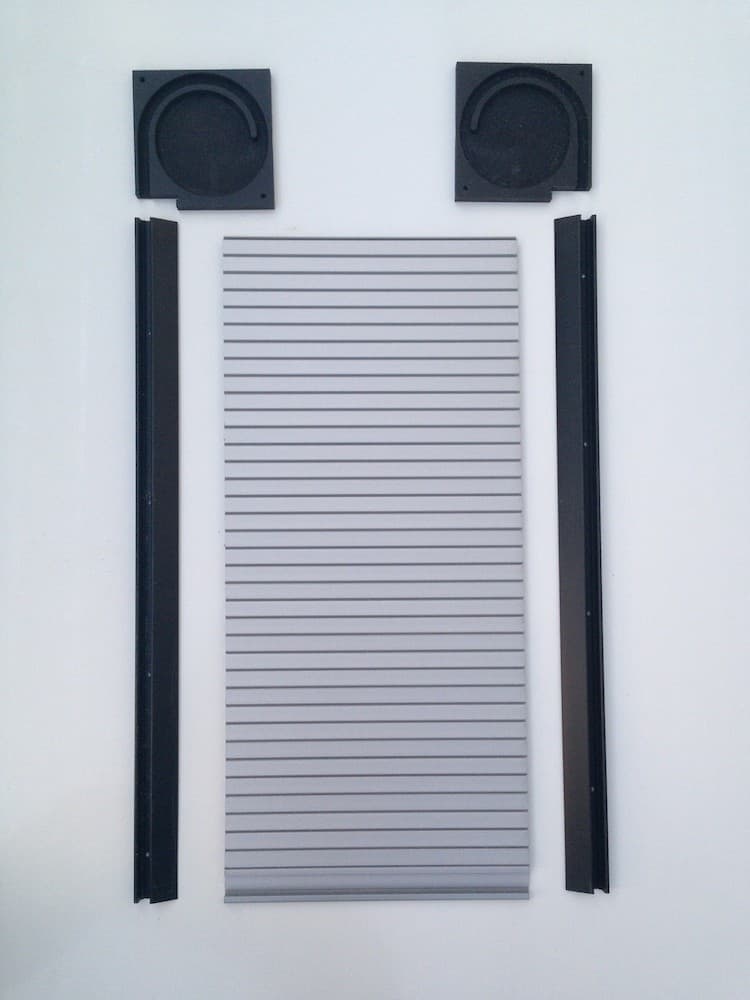 1 x OFFCUT Tambour door 260*mm x 1500mm
