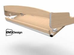 Alternative view of Flap down over bed locker
