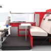 gloss red vw t5 t6 units