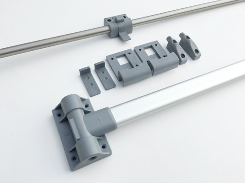 Sliding table rail and leg