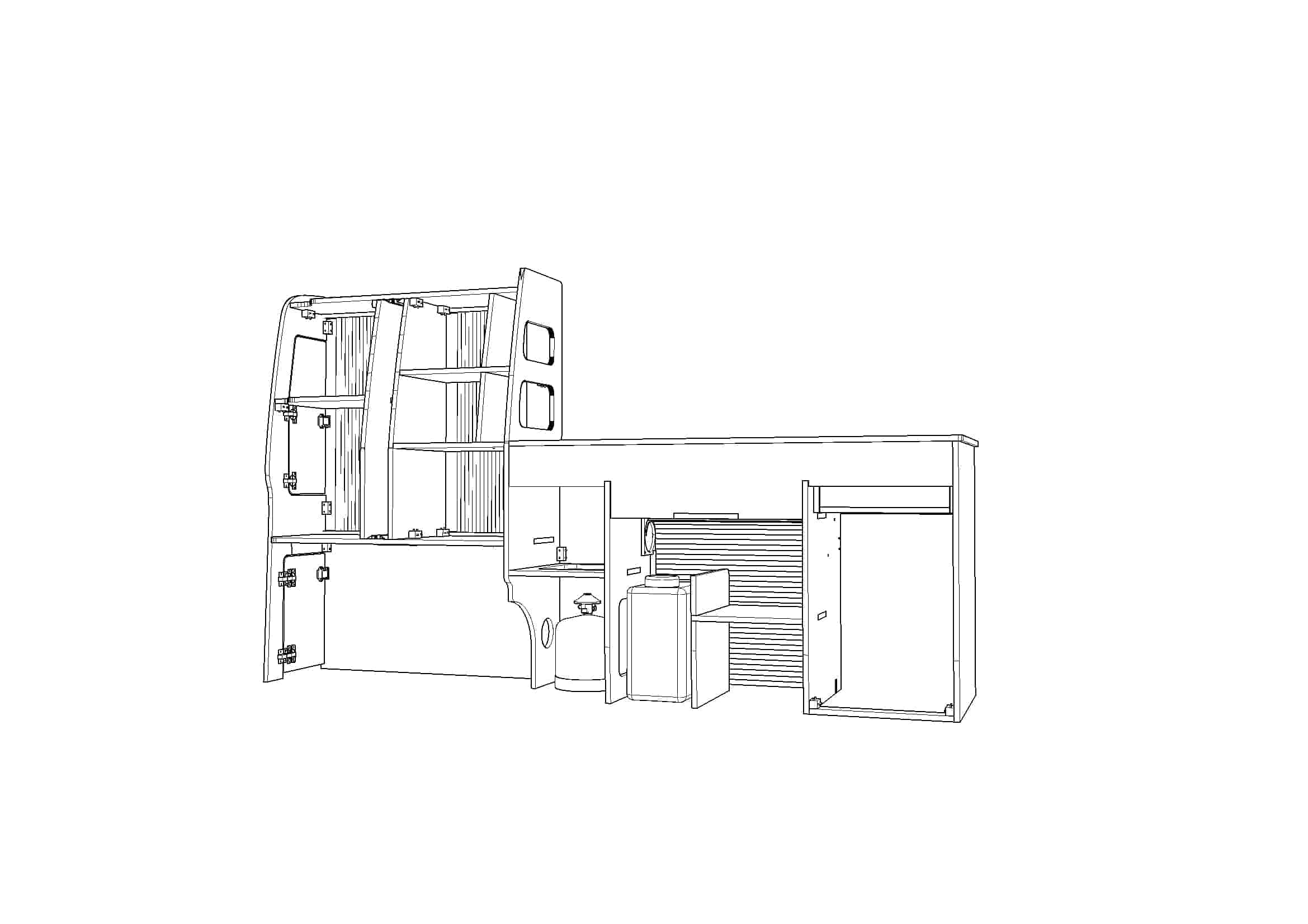 EVO FLATPACK FURNITURE DRAWING