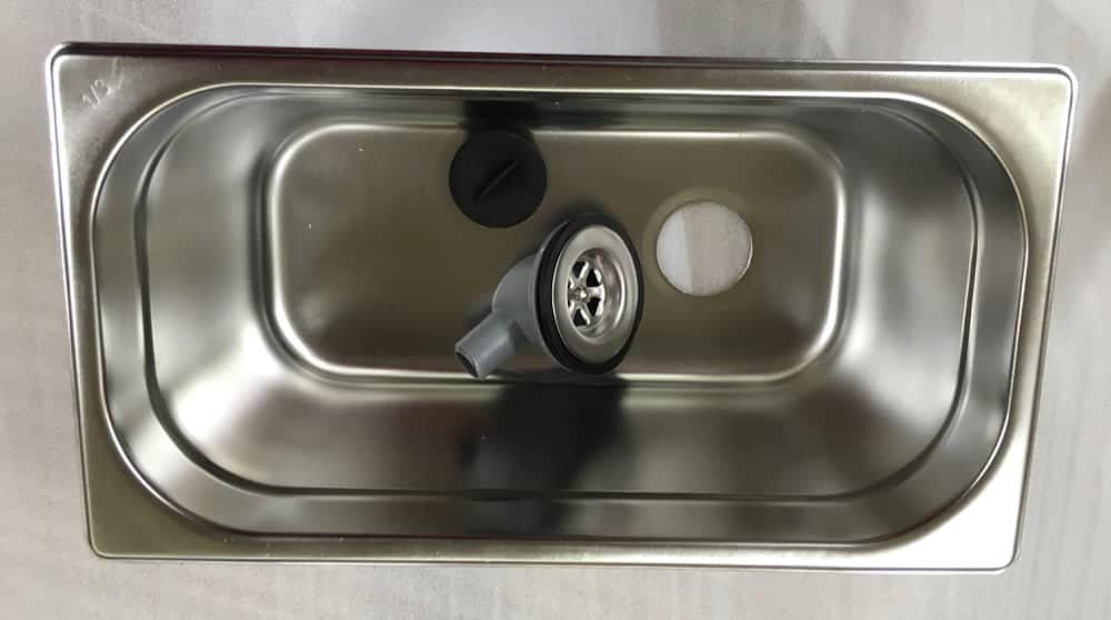 reimo city van sink for slim units