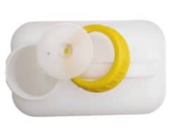 Water bottle and special cap