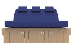 Rib 150 x 186 cm full width bed boards - fixed or sliding