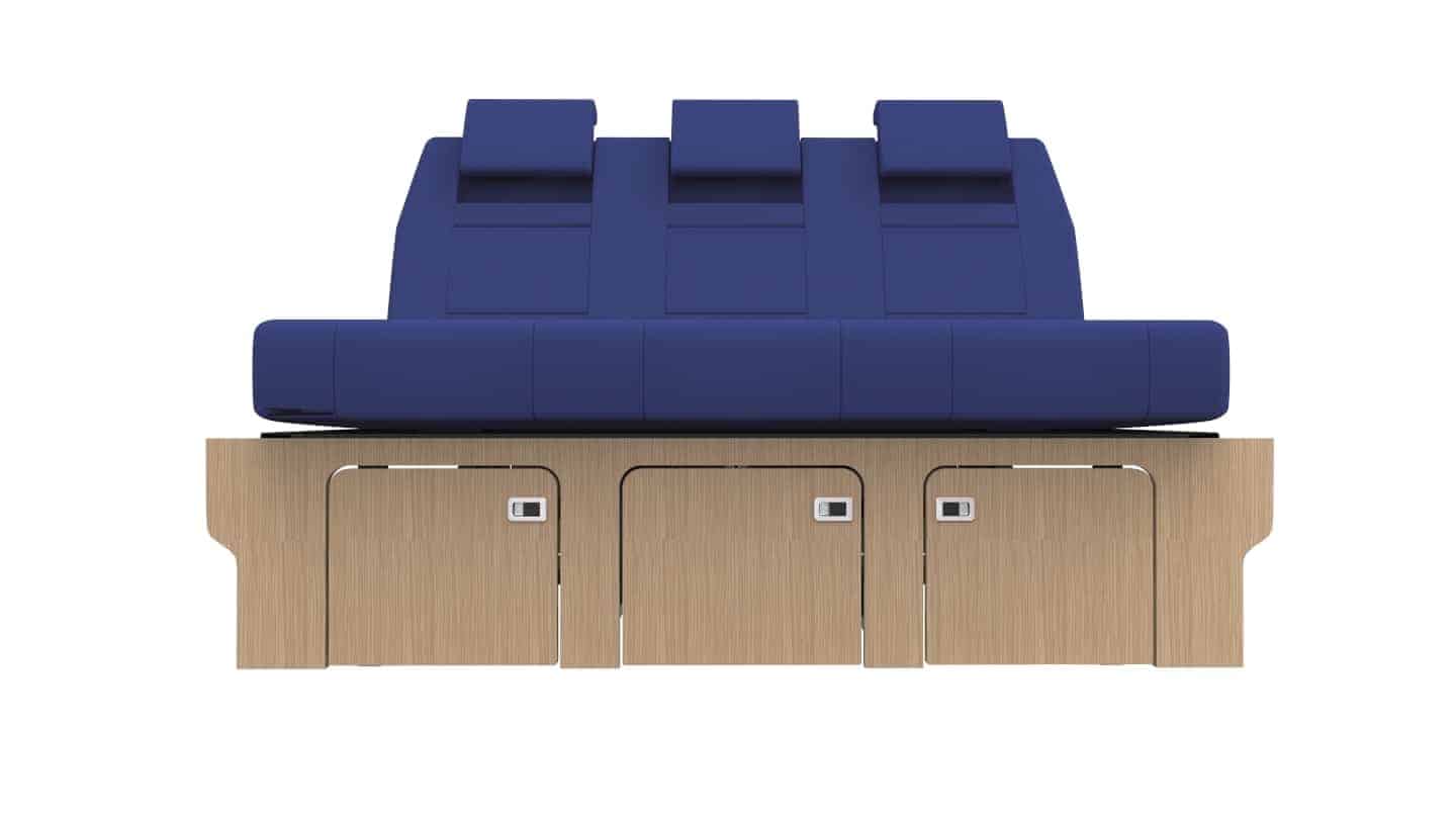 Rib 150 x 186 cm full width bed boards - fixed or sliding
