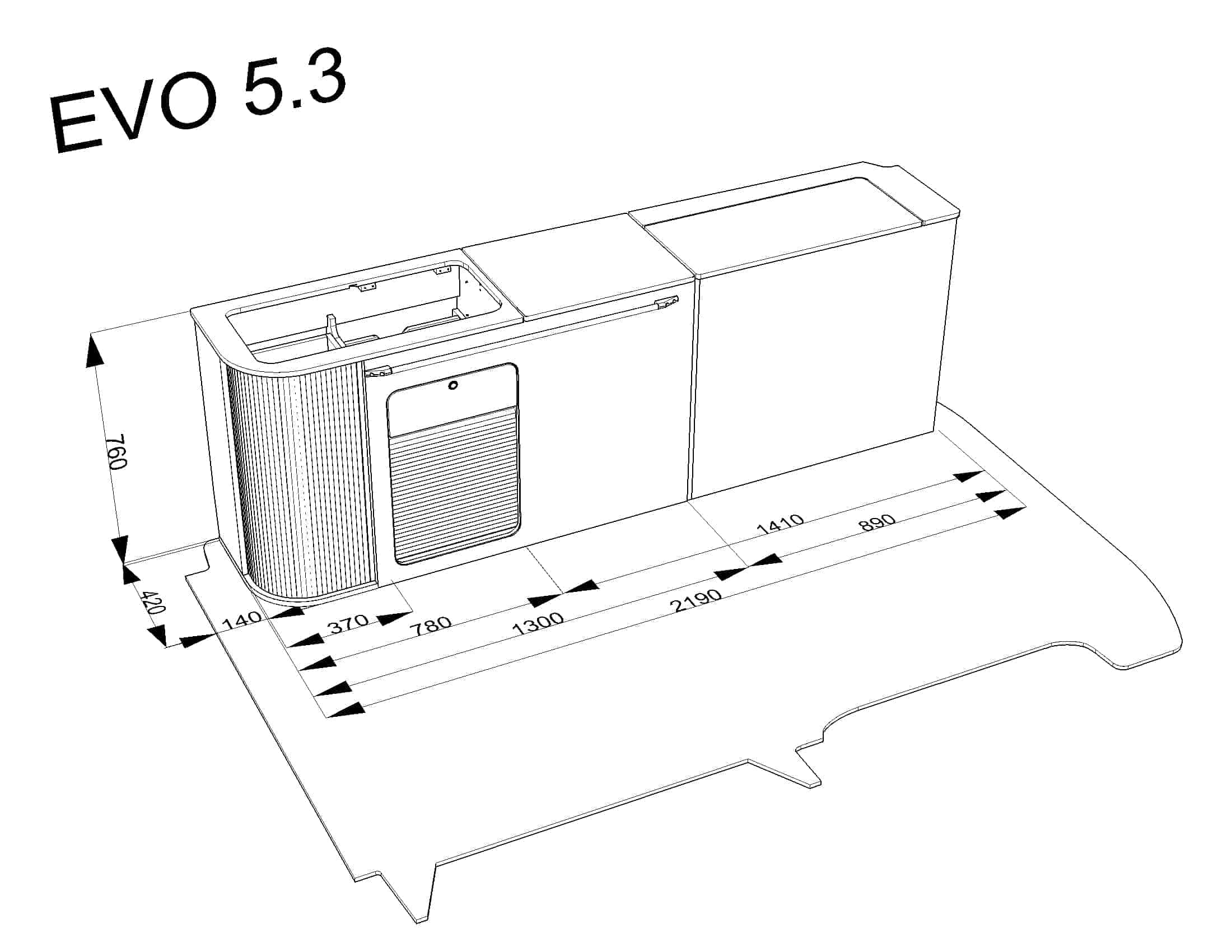 vw flatpack size