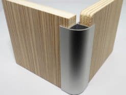 17mm aluminium corner profile