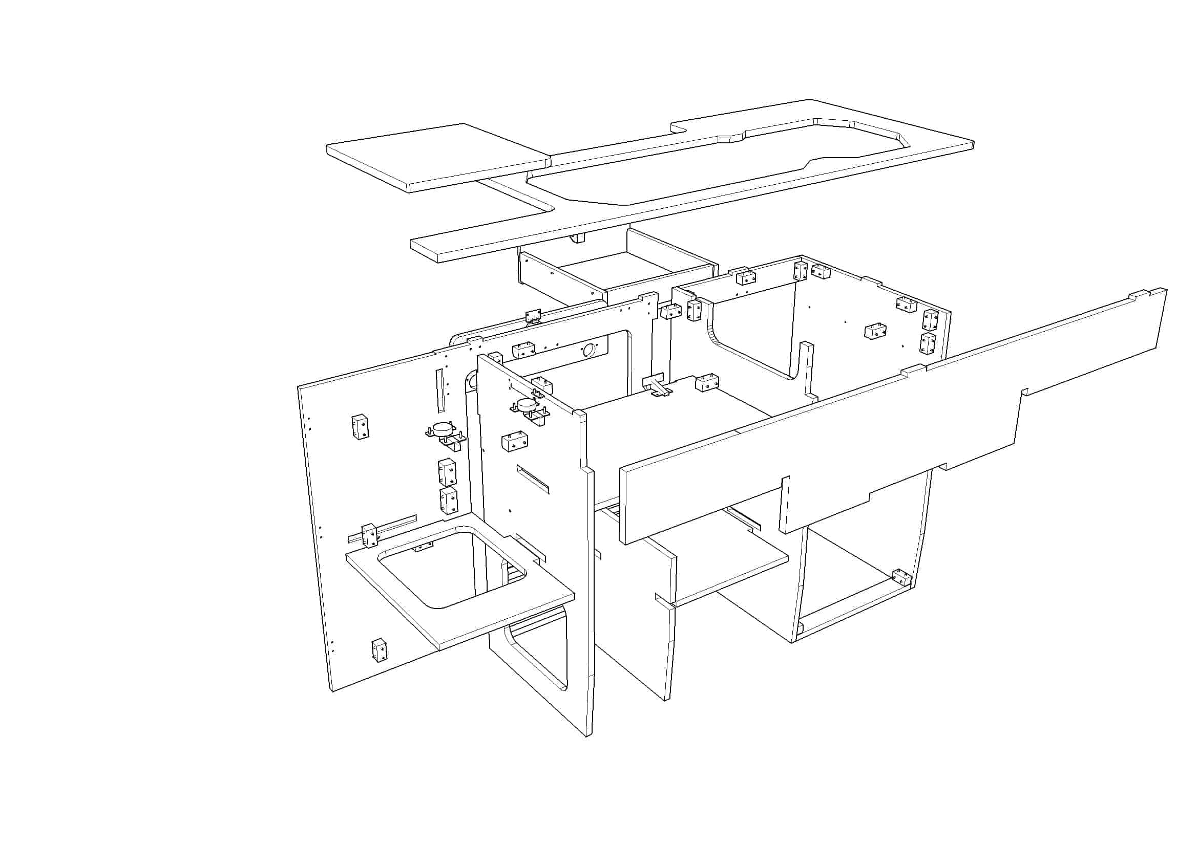 EVO FLATPACK FURNITURE DRAWING
