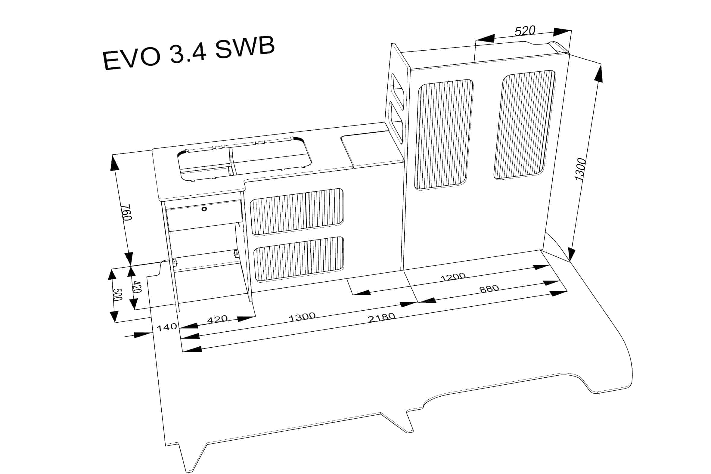 VWFLATPACK FURNITURE DRAWING