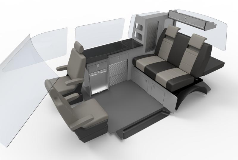 T5 Flatpack furniture showing full layout
