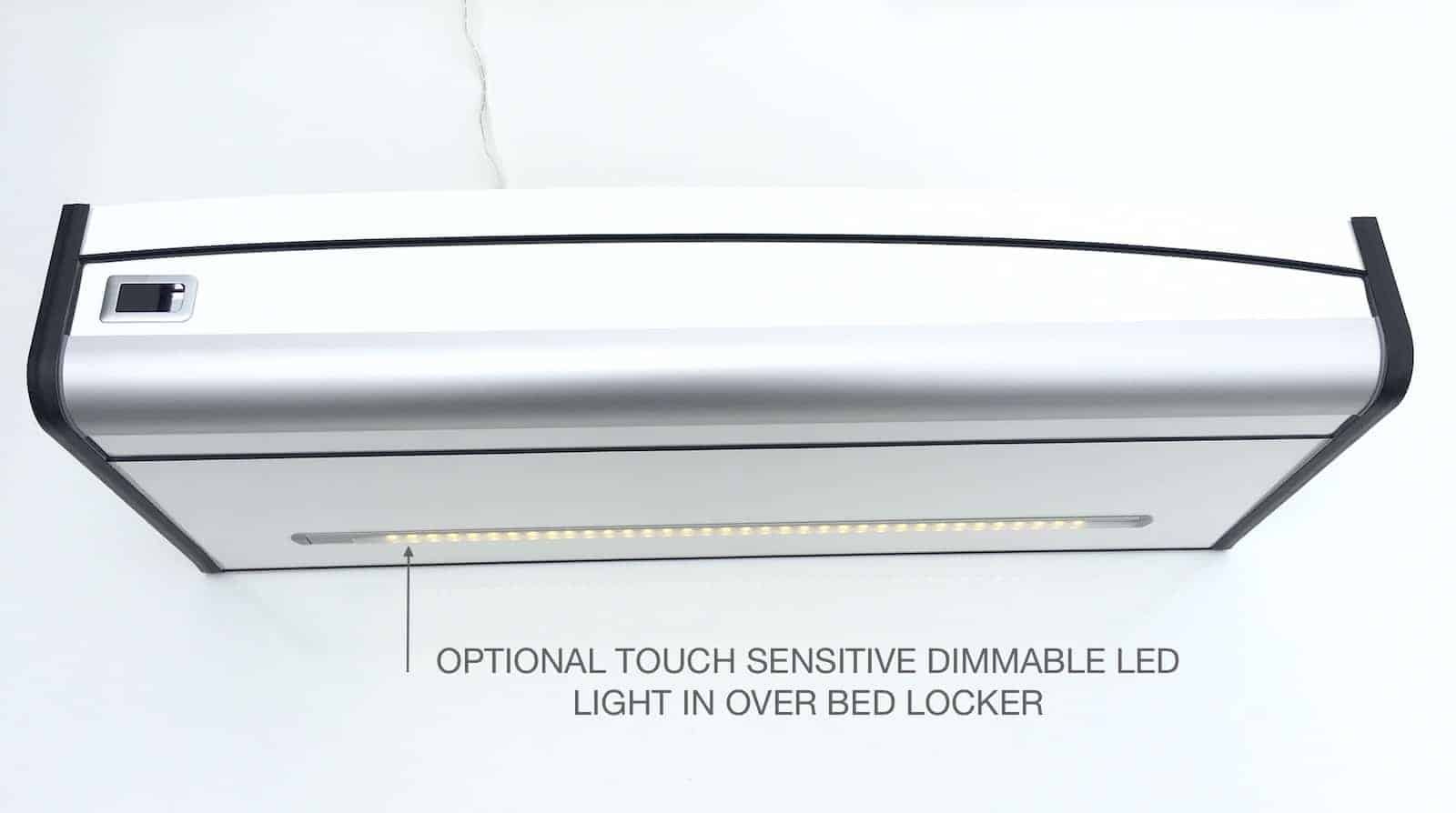Led light strip machined into locker - Image 2
