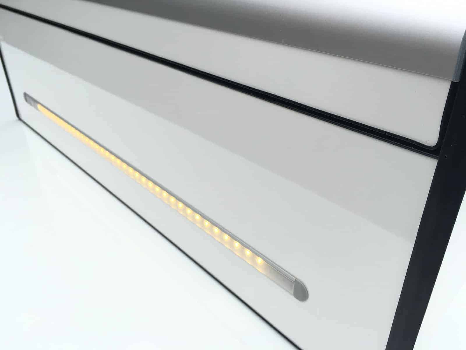 Led light strip machined into locker - Image 3