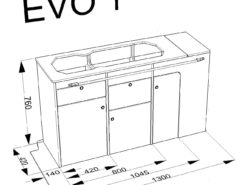 EVO 1 short wheel base  FRONT SECTION ONLY