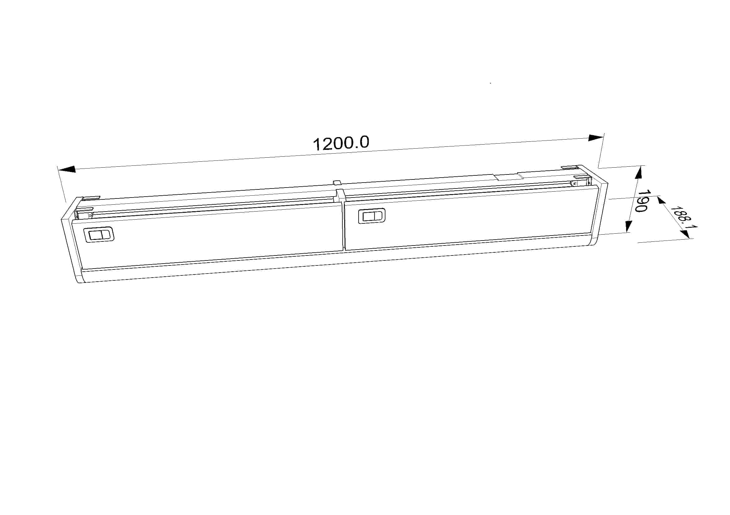 LED LIGHT SHELF + DOORS - Image 3