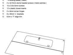 Alternative view of BED SEAT PANELS (Sale Gloss Grey 1411  B5 )