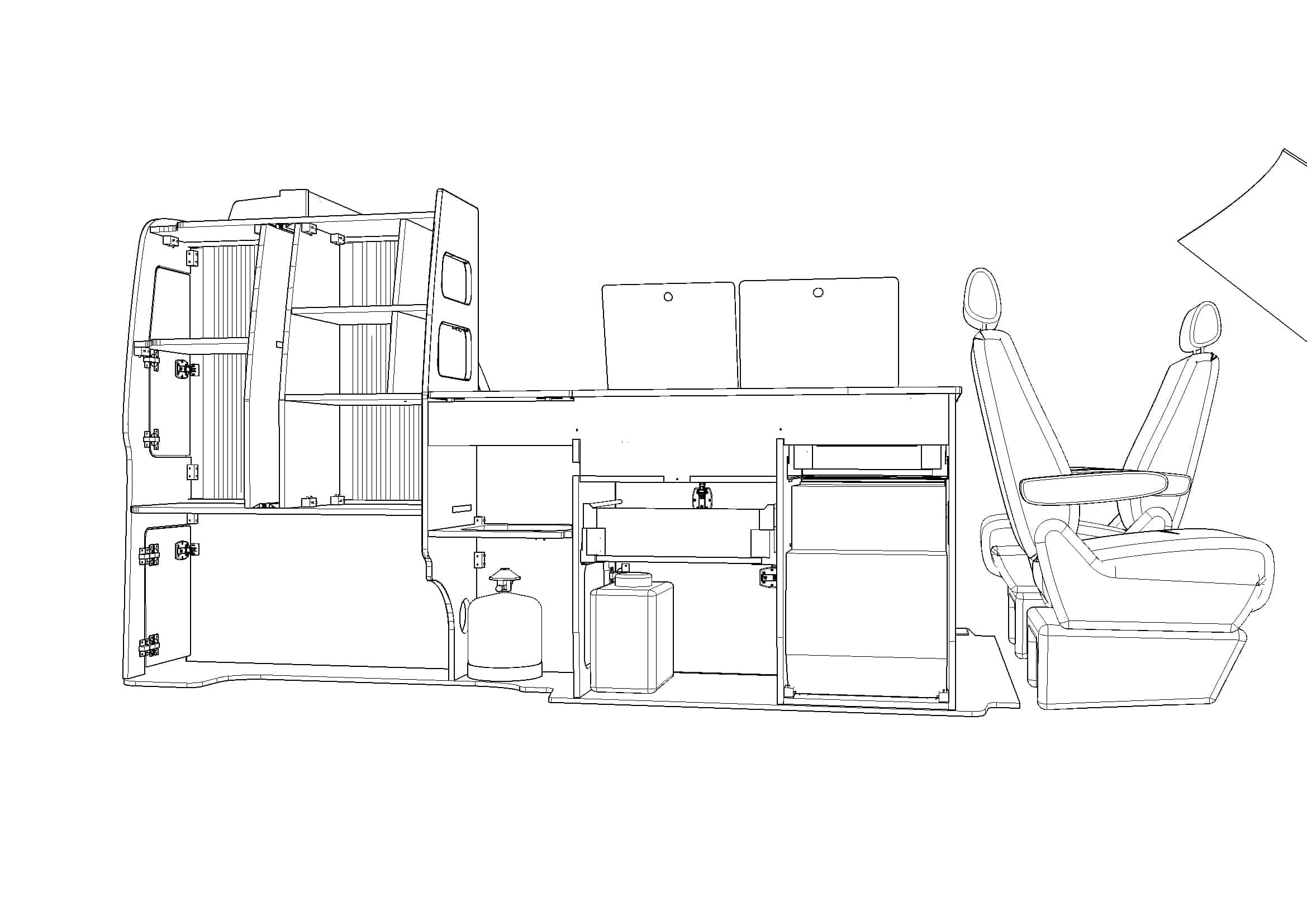 EVO 2.4 FIXED RIB-B VW SWB VAN - Image 8