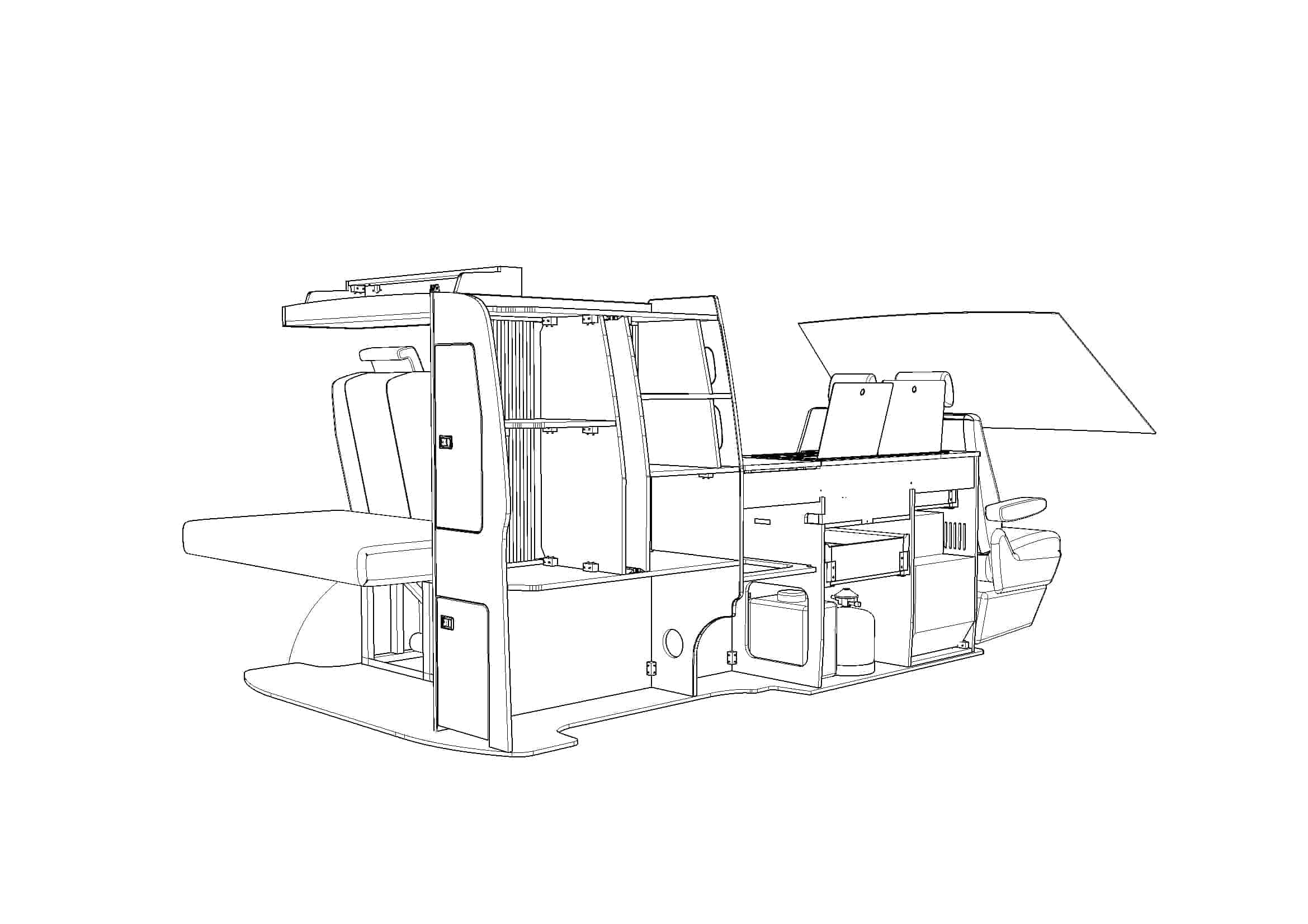 EVO 2.4 FIXED RIB-B VW SWB VAN - Image 9