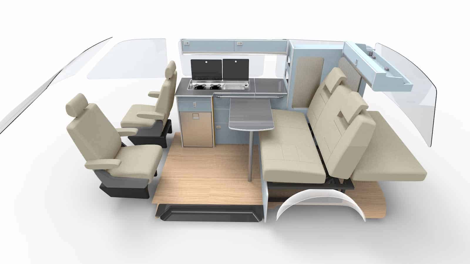 denim blue vw furniture
