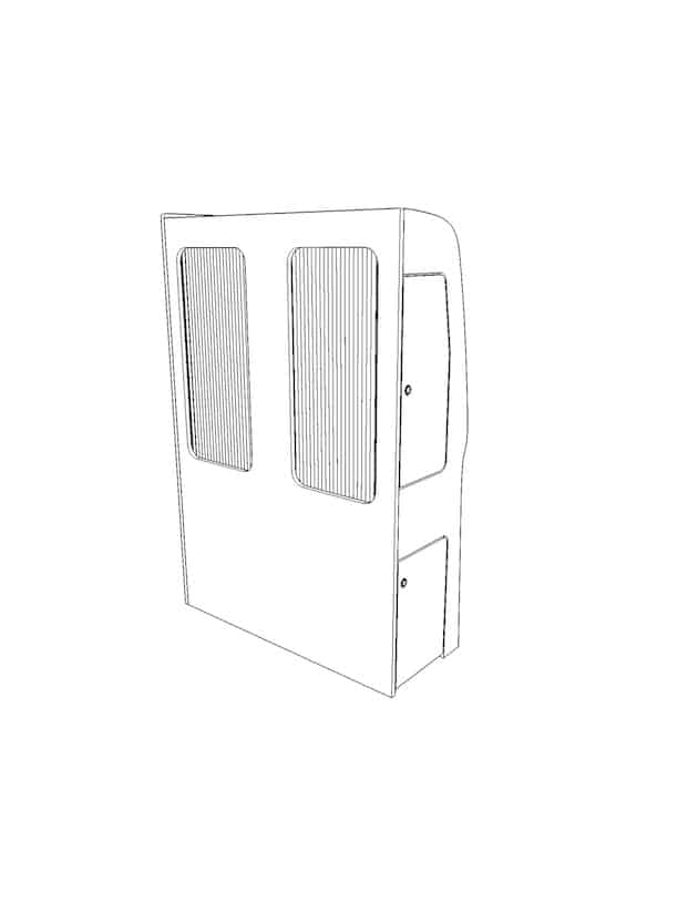 0.4 LWB inc. Twin Light Recess (REAR SECTION) - Image 2