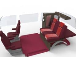 Alternative view of 0.4.  LWB to fit 1200mm bed  ( REAR SECTION ONLY )