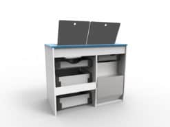 Alternative view of EVO 1300 PRO VW LWB (FRONT ONLY POD) includes table top