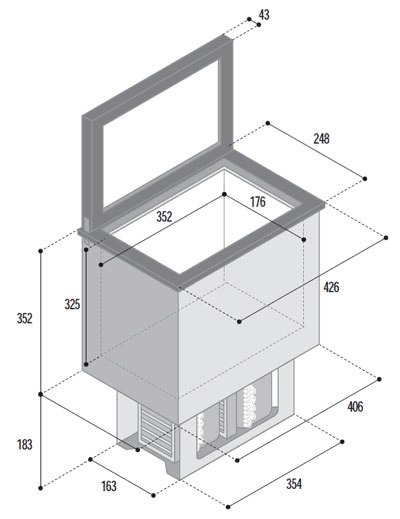 Vitrifrigo TL20 top loading refrigerator - Image 3