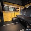 EVO 7.4 PRO 1200 SWB VAN T5 / T6 GOLDEN YELLOW and bamboo worktop