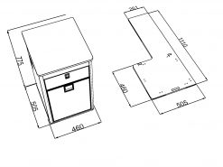 Alternative view of Front Loading Fridge POD