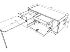 Alternative view of REAR POD 2 + TABLE