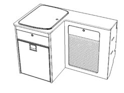 EVO 1300 (A) KITCHEN POD - FRONT SECTION