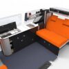 VW CAMPERVAN FURNITURE FLAT PACK KIT DIY CONVERSION