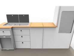 Flatpack furniture Half Wardrobe pro A2.6P