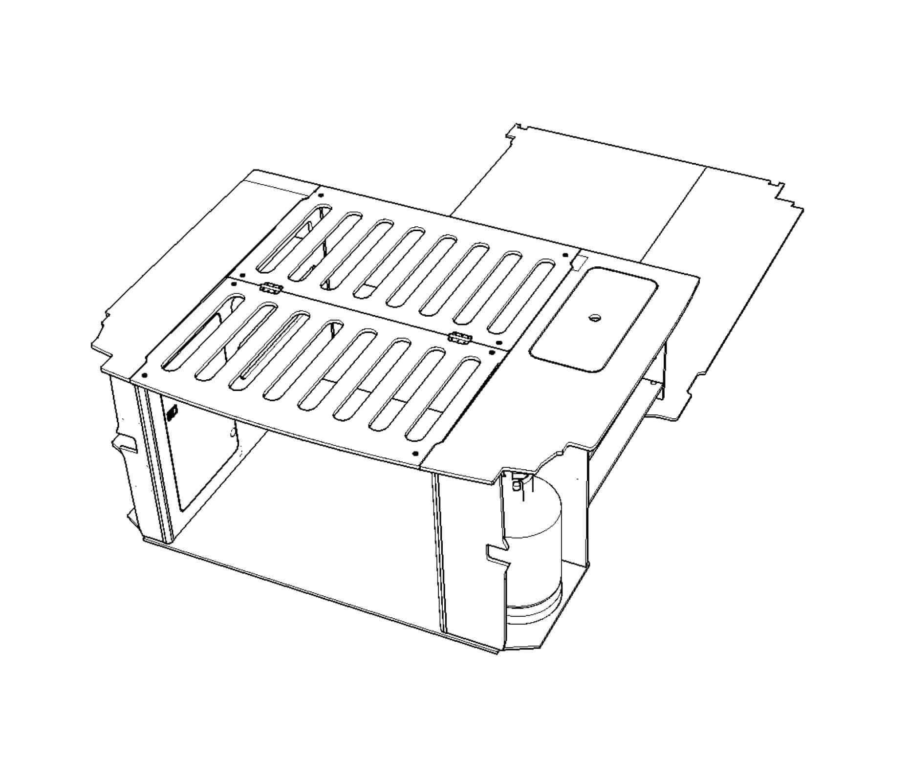 REAR BED UNIT (A) SPRINTER 2006 - present & CRAFTER 2006 – 2017 MWB - Image 19
