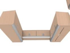 Locker (A) 1185mm x 1555mm Sprinter (All high level lockers)
