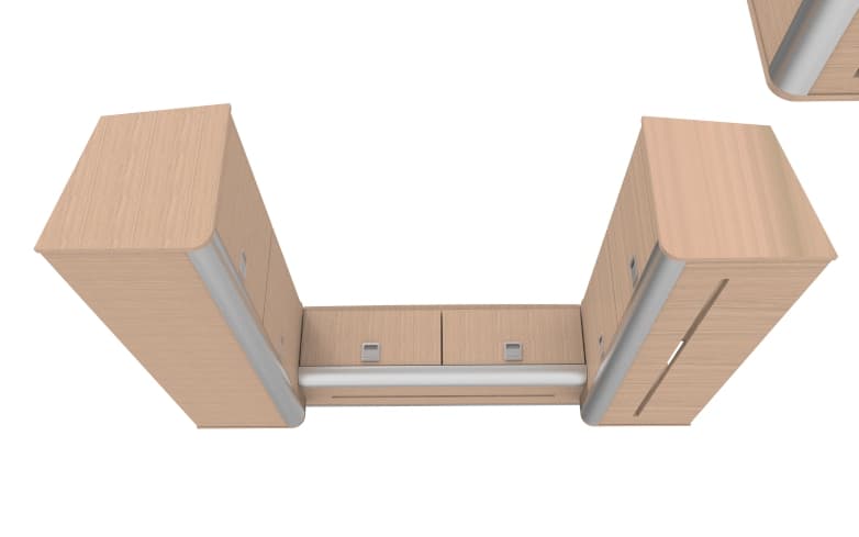 Locker (A) 1185mm x 1555mm Sprinter (All high level lockers)