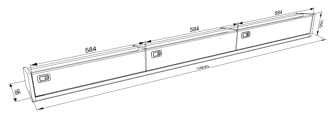 vw Locker dimensions