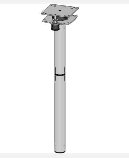 iLSE Rotating table leg + twin worktops tops + mito table rail - Image 6