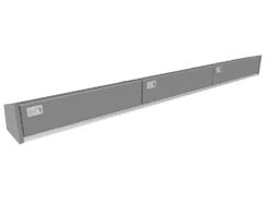 LED LIGHT SHELF + DOORS EXTRA LONG