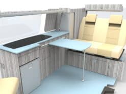 Alternative view of EVO 2.5 LWB VW Twin tambour doors