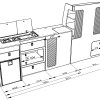 Ford Transit Custom LWB Furniture to fit oven
